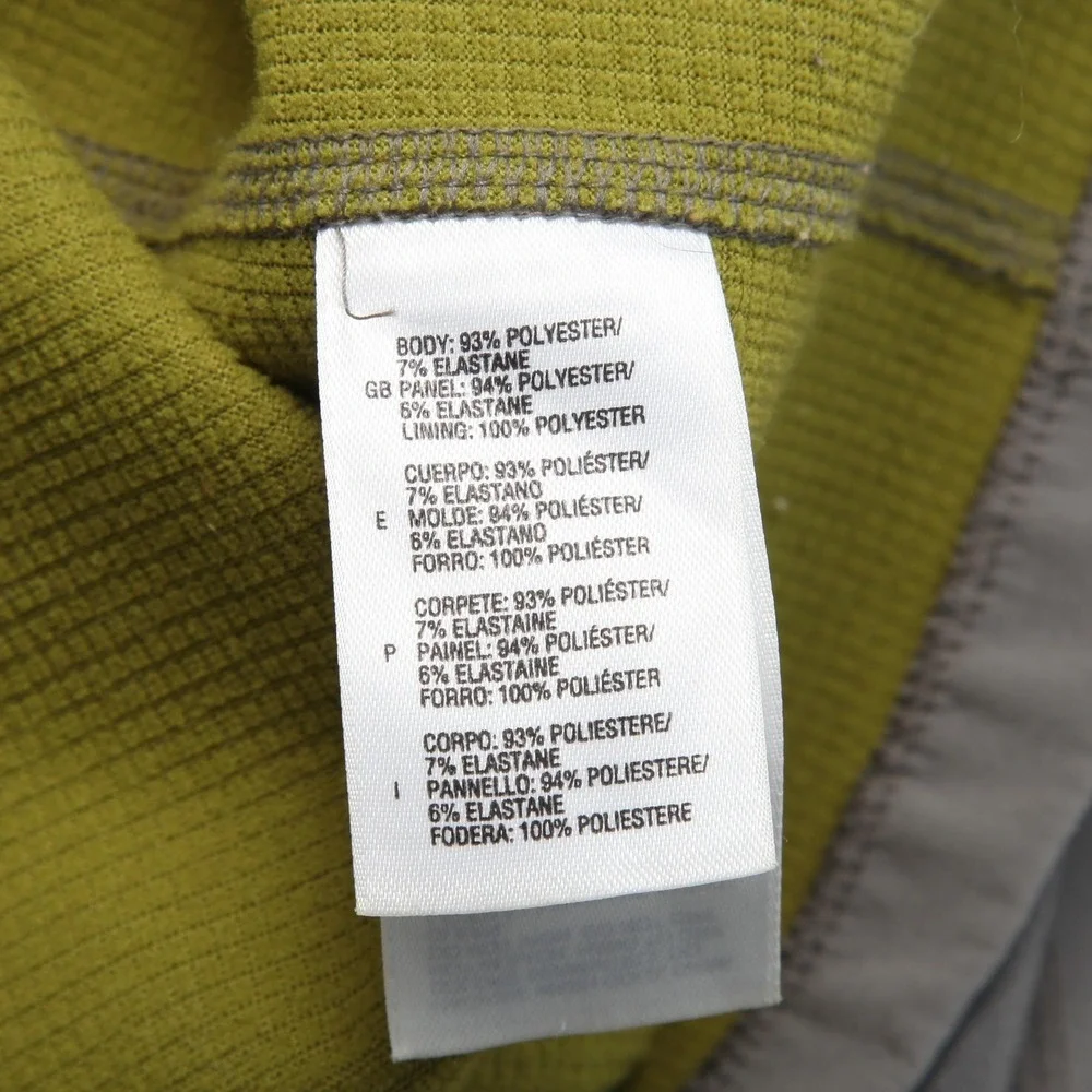 North Face Pullover Mens Large Softshell Jacket Half Zip Outdoor Hiking AEWU